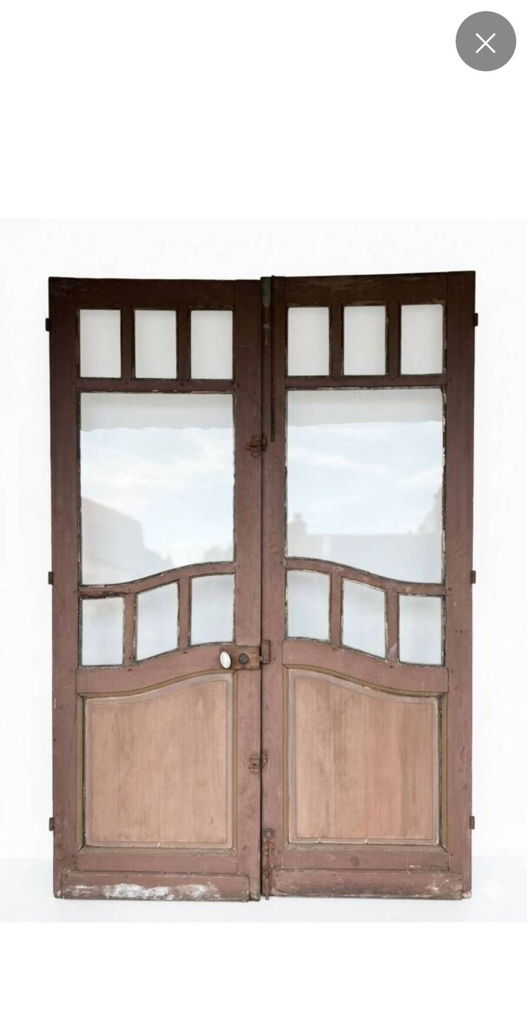Paire de portes art nouveau anciennes