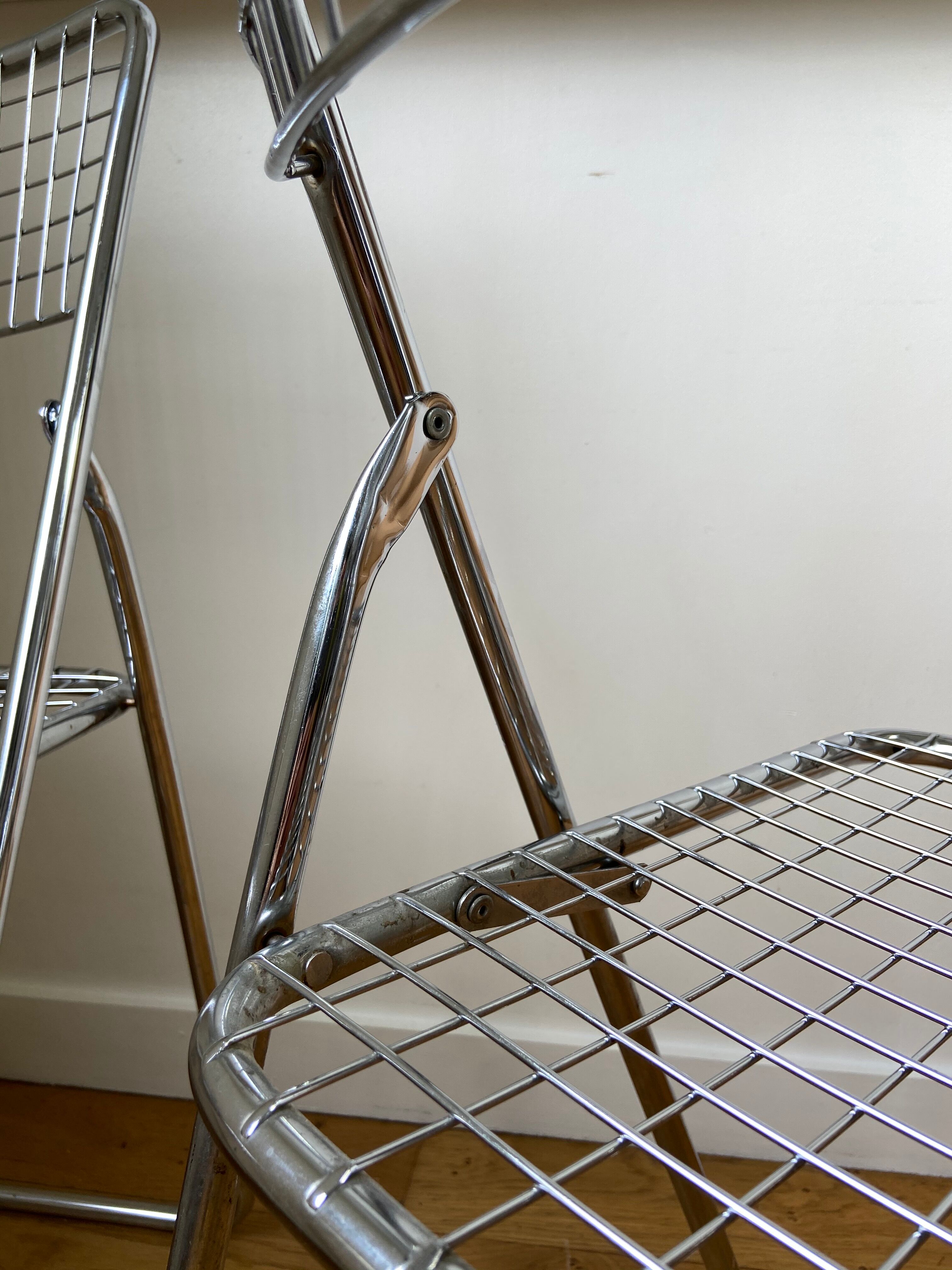 Pair of folding chairs "Ted Ned" by Niels Gammelgaard