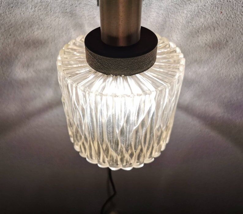 Fishing rod wall lamp, 1970s