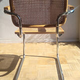 Cesca chair, Marcel Breuer design, Italian edition of the 70s/80s