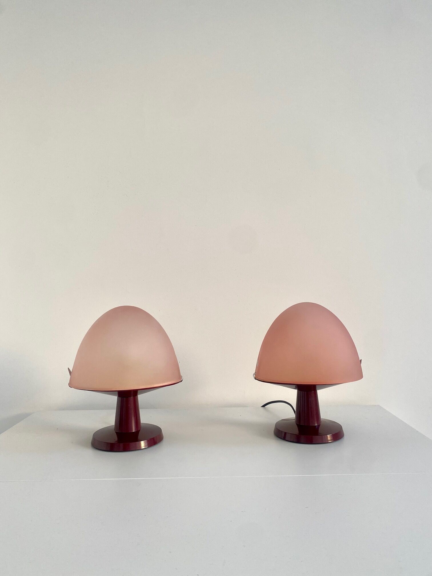 Pair of Dolly lamps by Franco Mirenzi for Valenti Luce, 1970's