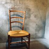 Chaise ancienne dite « coin du feu ou nourrice »