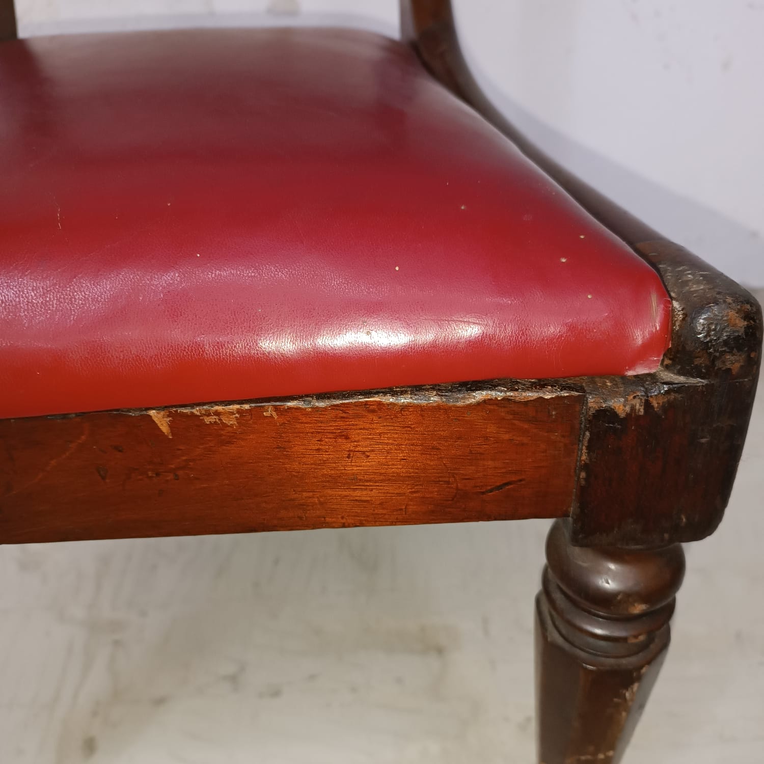 Set of 6 victorian antique dining chairs