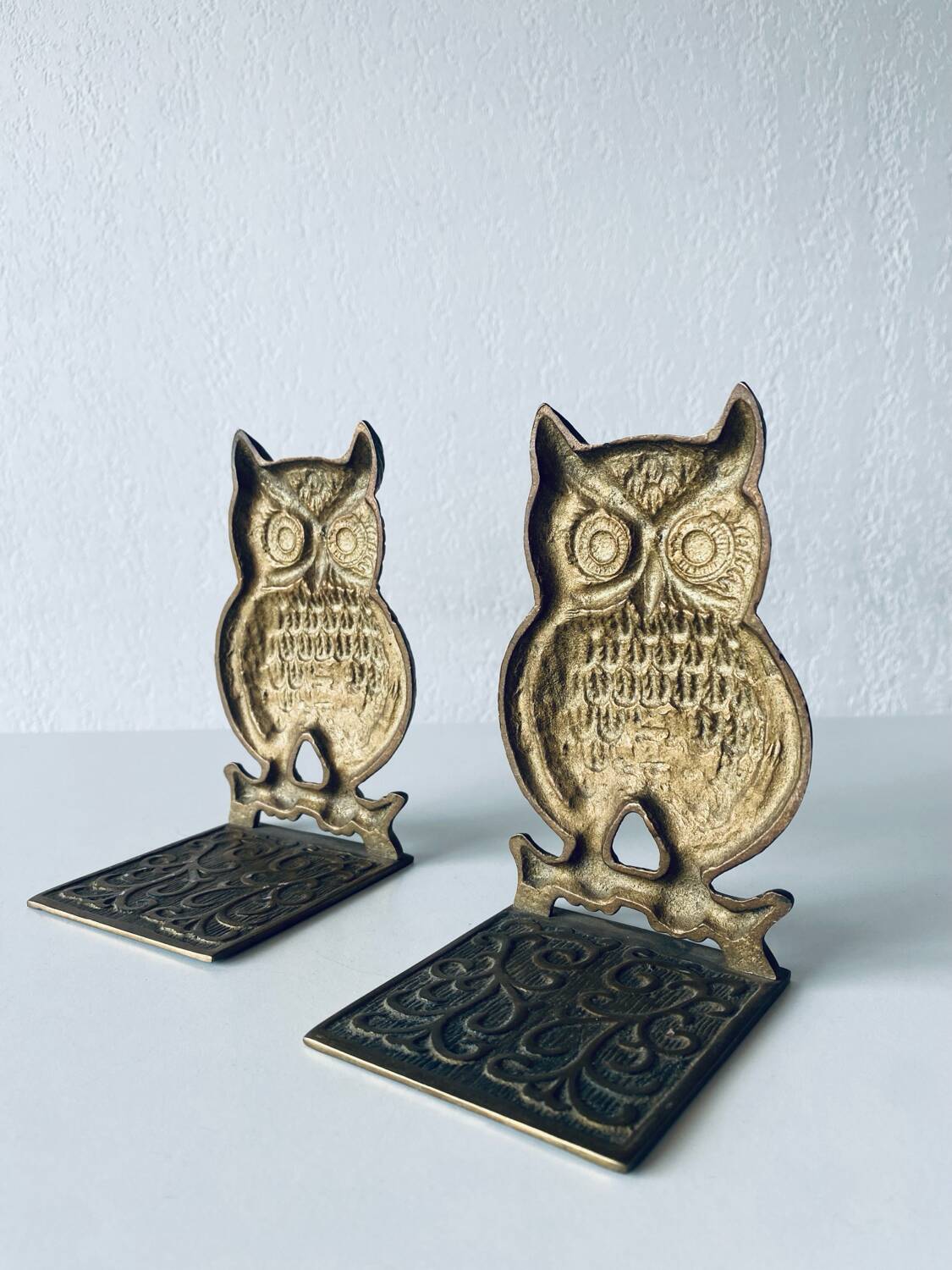 Pair of owl bookends