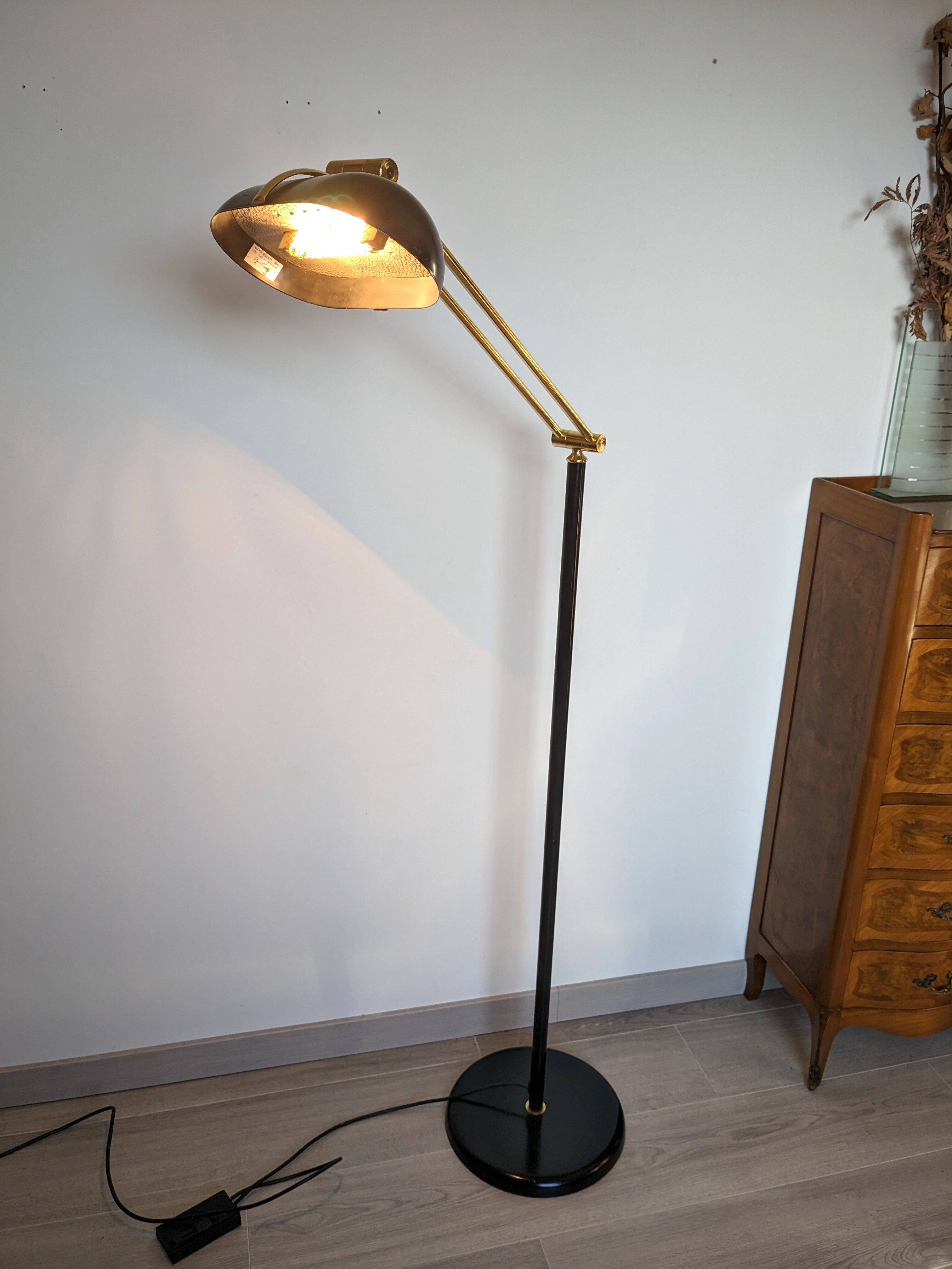 Vintage halogen floor lamp by Relux Milano