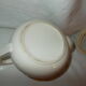 Vintage cream teapot coffee maker