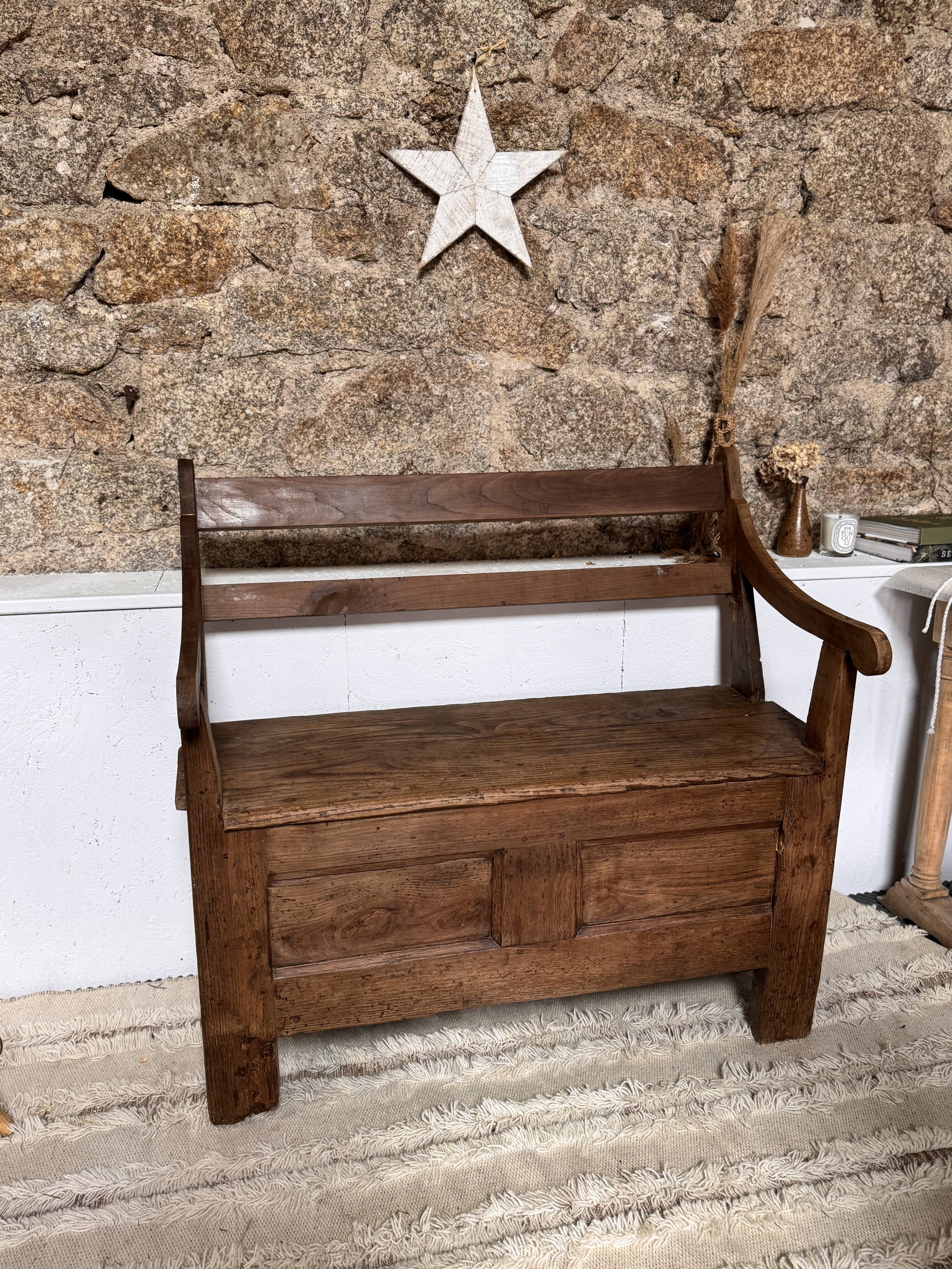 farm bench, fireplace bench