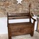 farm bench, fireplace bench
