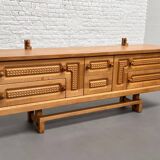 Vintage Oak Sideboard by Guillerme and Chambron for Your Home, 1960s