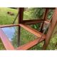 Glass tea table with its tray