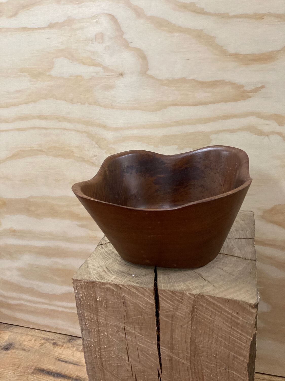 Wooden salad bowl 1970