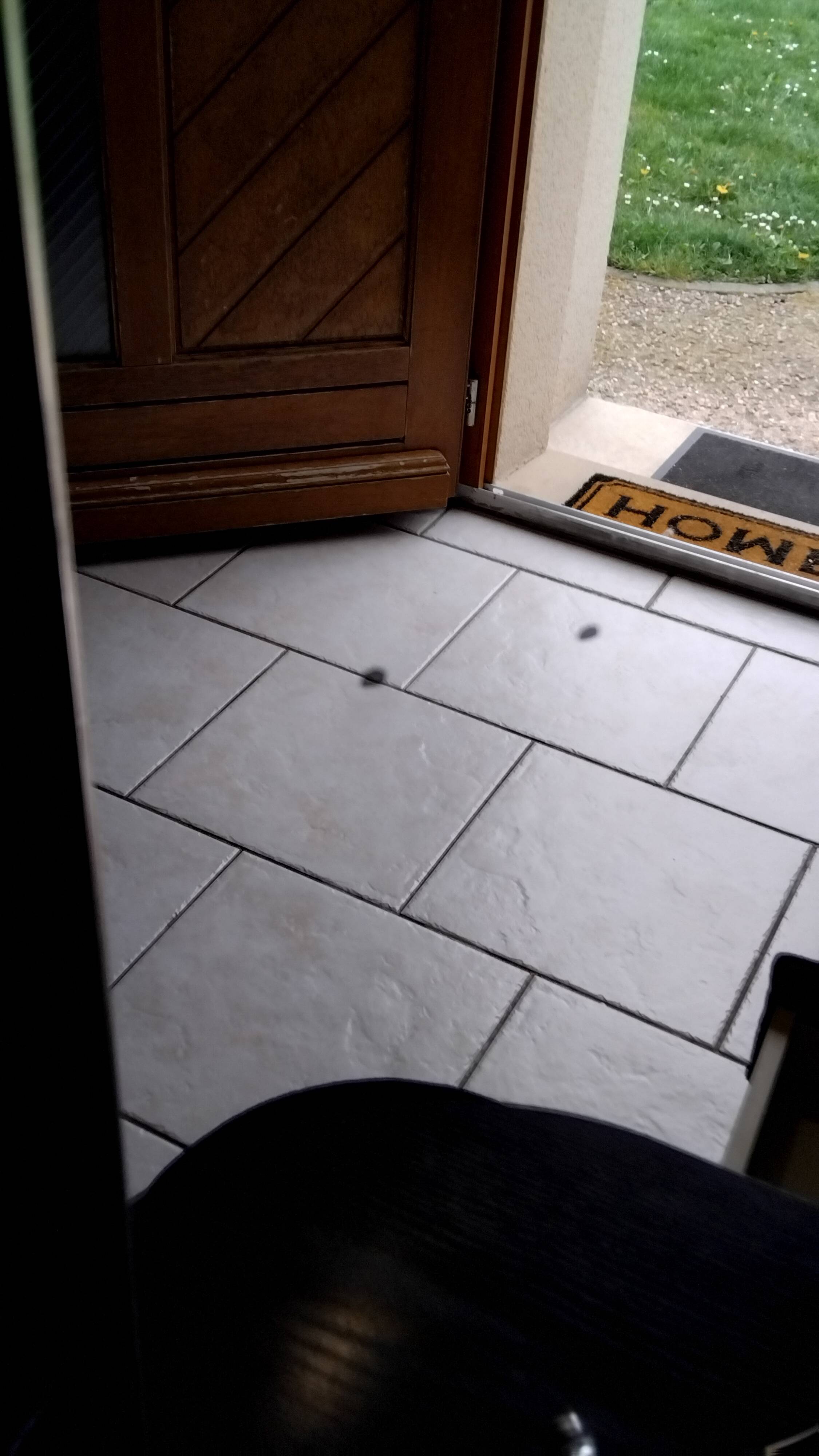 Vintage corner hairdresser from the 70s.