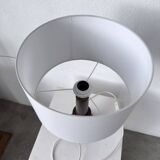 1940s Art Deco oak desk lamp