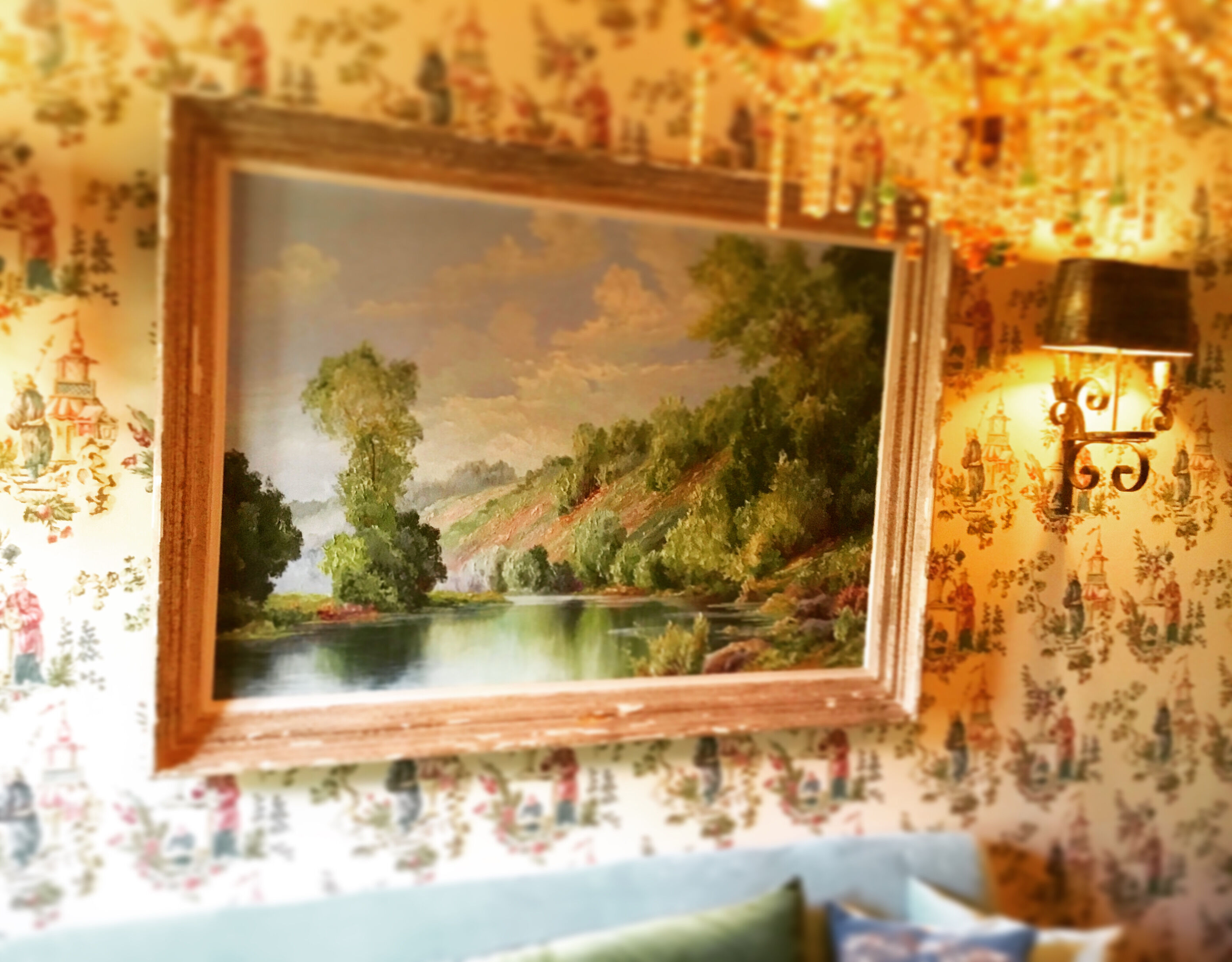 Oil on canvas by Roger Houck