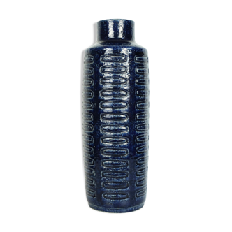 Vase céramique C15 en bleu cobalt Per Linnemann-Schmidt pour Palshus, Danemark, 1960