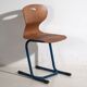 Chaises d’école d’époque (c.1950). Ensemble de 4 pièces