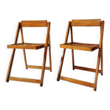 Pair of folding chairs