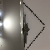 Bevelled art deco mirror - 68 x 42 cm