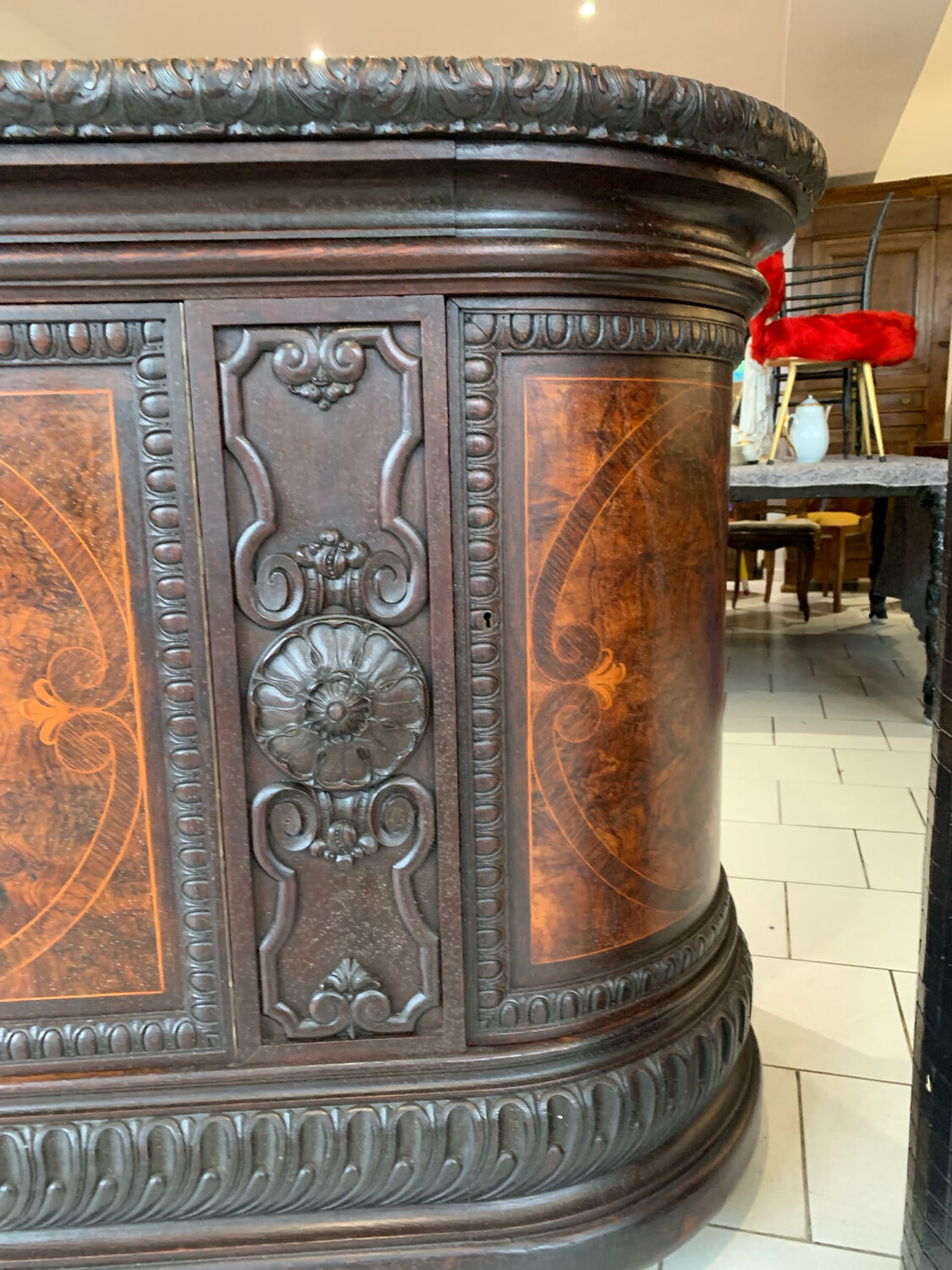 Antique Art Nouveau Furniture Germany Marquetry Circa 1900