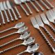 Twisted handle stainless steel cutlery set – Designer cutlery set