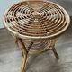 Rattan side table