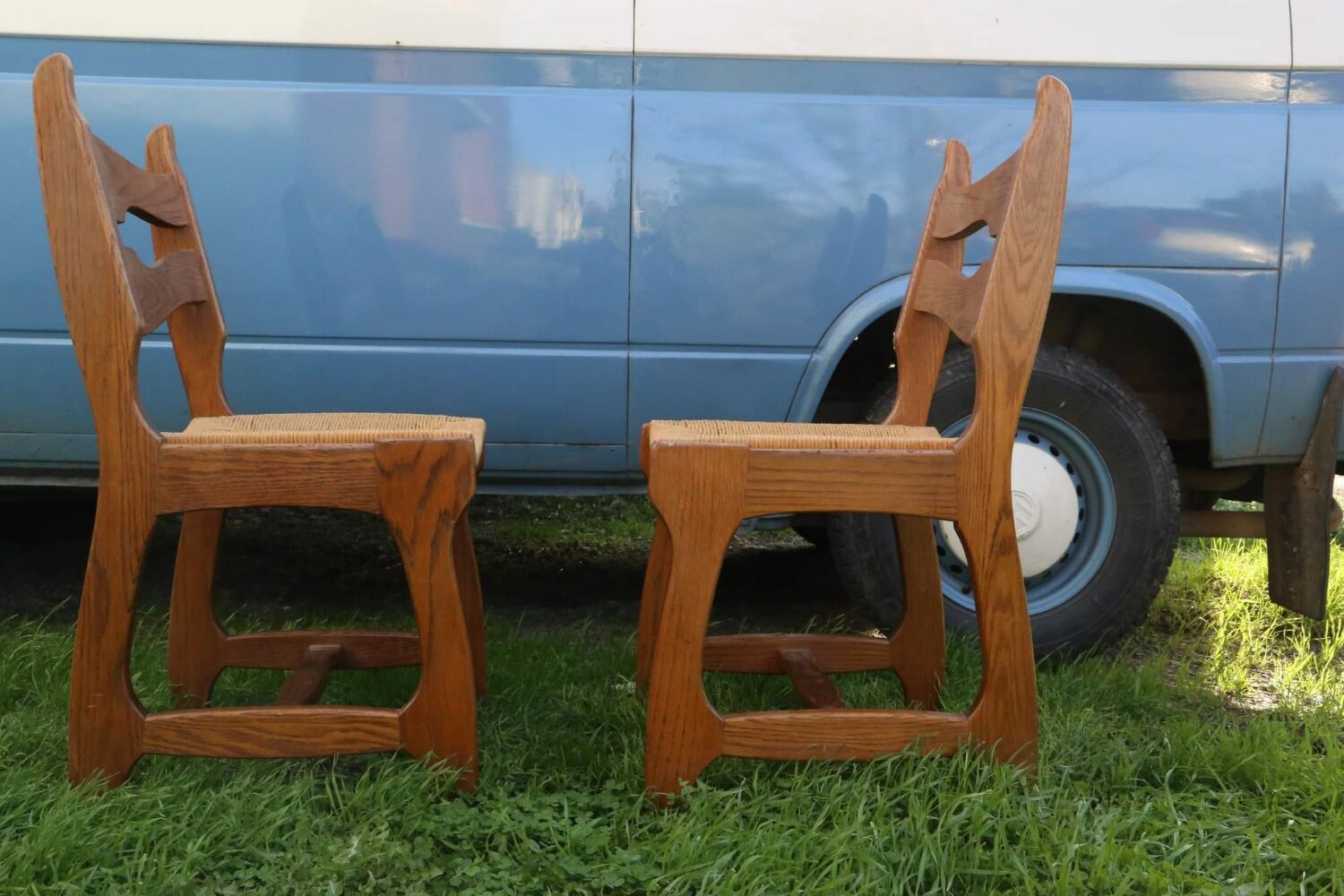 Set of 2 Guillerme and Chambon chairs
