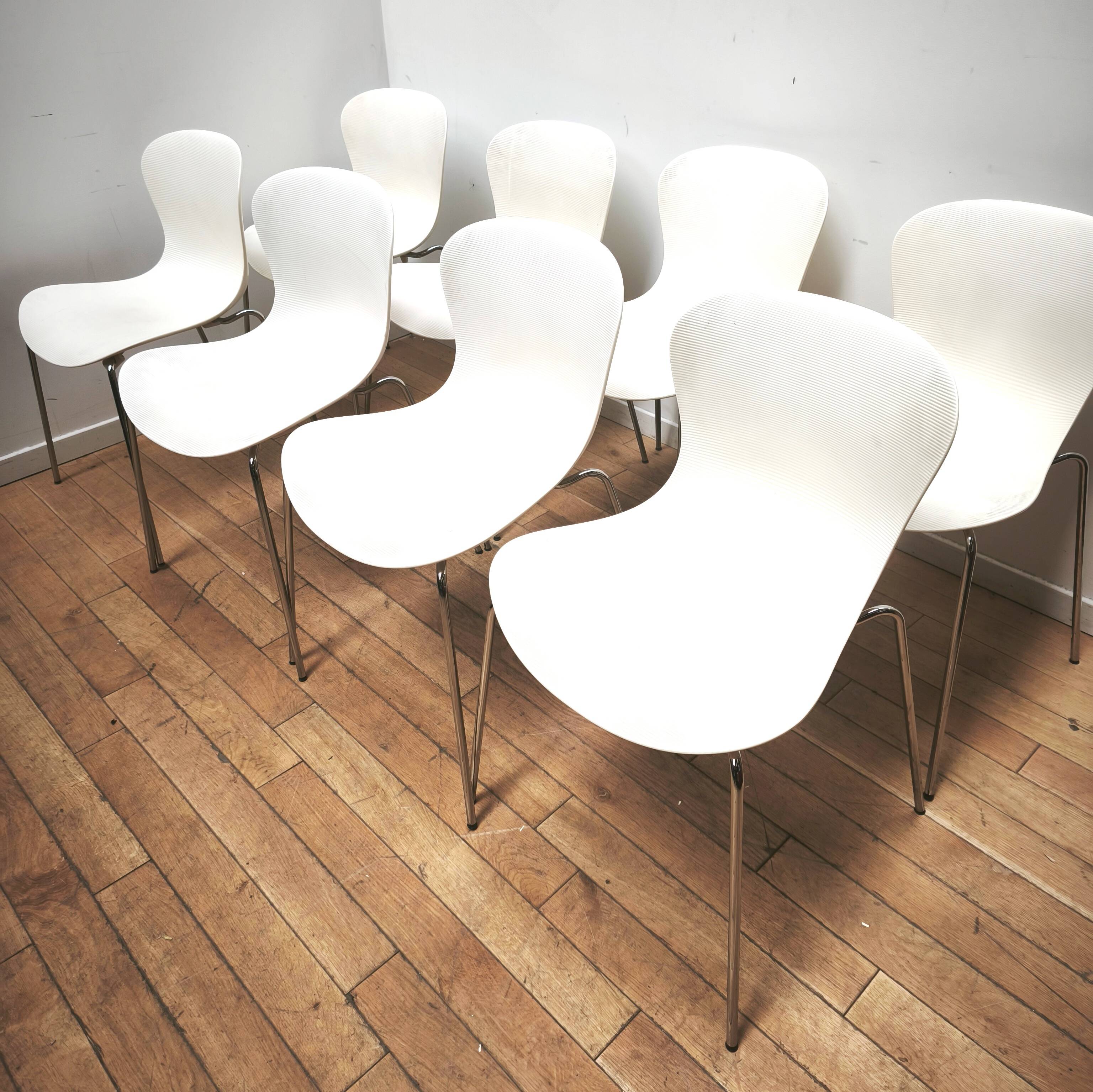 Set of 8 NAP KS50 chairs, Fritz Hansen