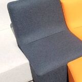 Confluence Ligne Roset modular leather sofa