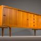 Mid-century Scandinavian modern teak sideboard by Harry Østergaard for Randers Møbelfabrik, 1960s