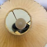 Lampe MOA en céramique noire et jaune
