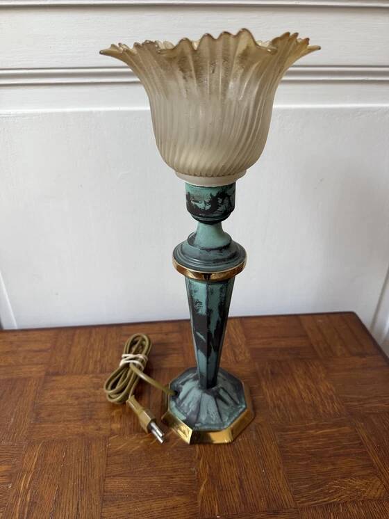 Art Deco Tulip Lamp
