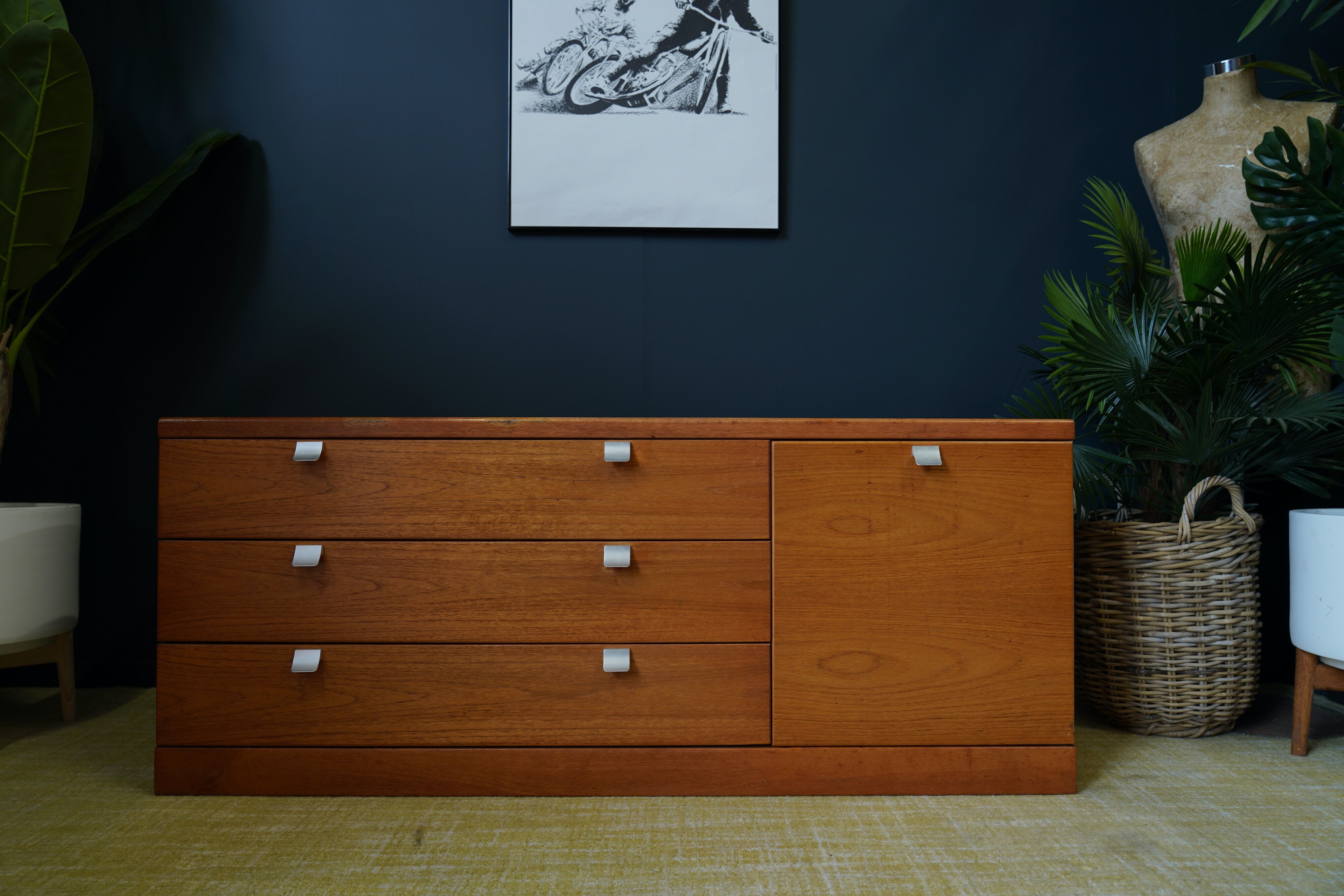Mid century white & newton teak sideboard winchester range