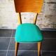 Lot de 4 chaises esprit art déco 1950