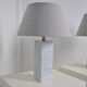 Pair of marble lamps by Maison Barbier 1960