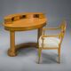 Biedermeier Dressing Table and Armchair from Selva, Italy, Set of 2