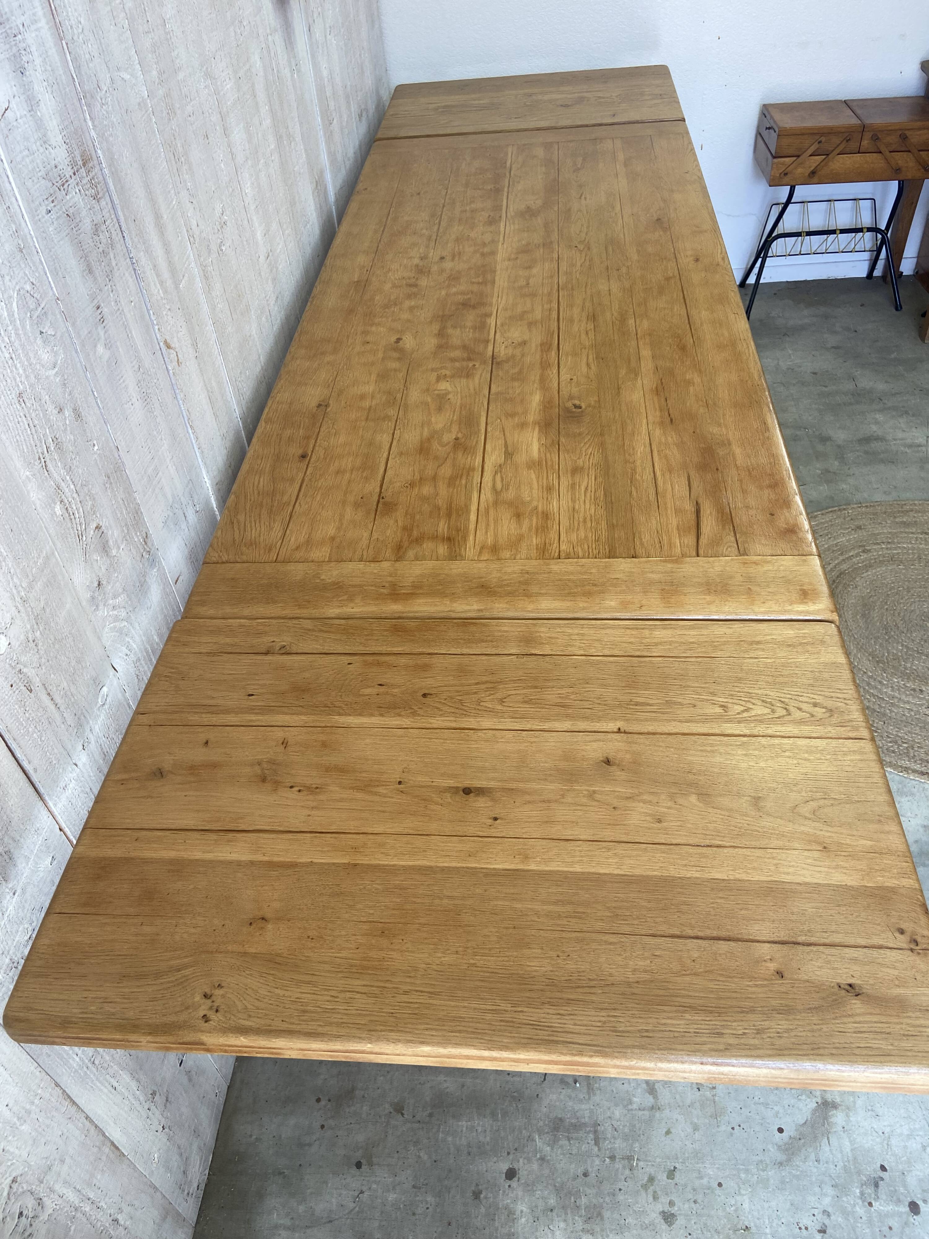 Table de ferme 180/280x80cm