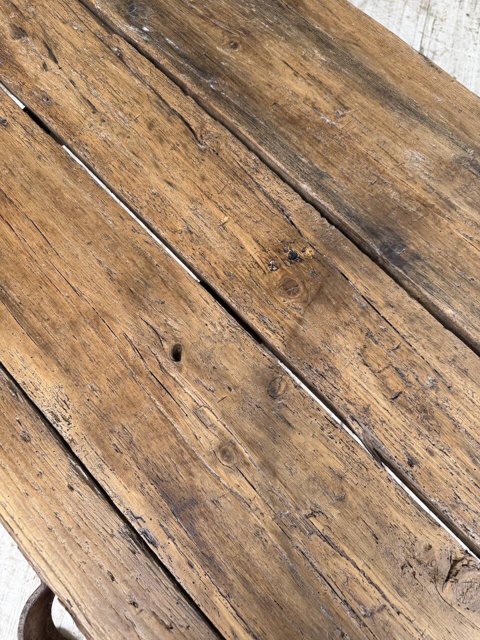Brutalist popular art table XXL 3.5m/4m pine and oak