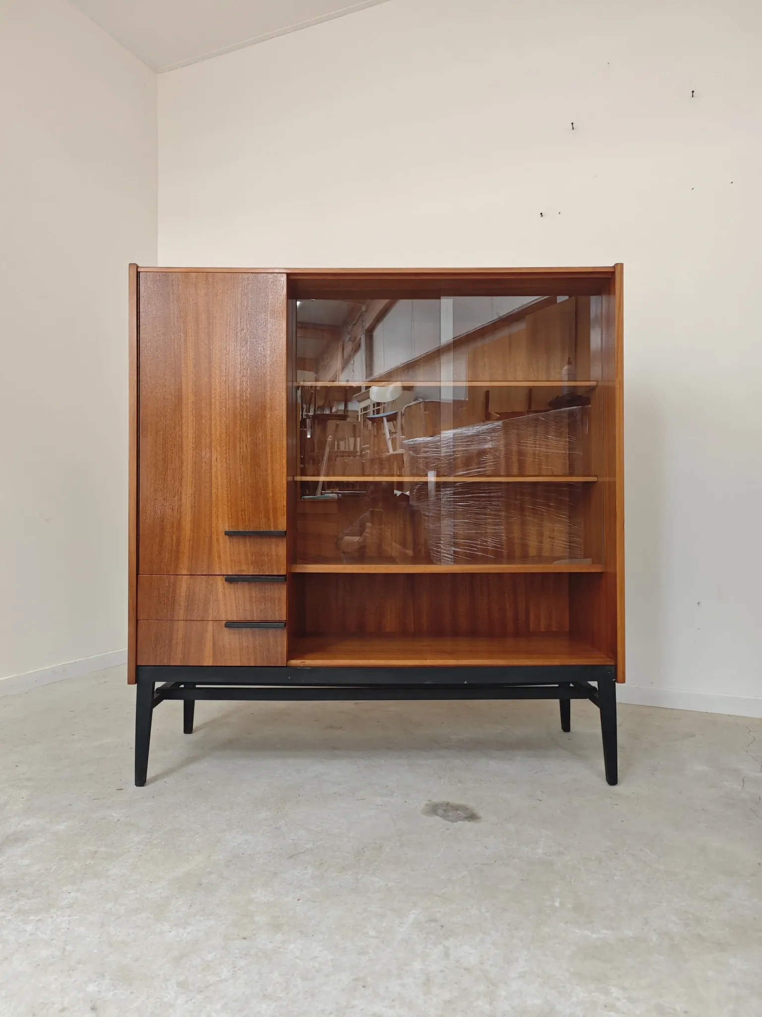 Wooden sideboard by Frantisek Mezulanik for Up Zavody 60