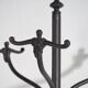 Antique wrought iron coat rack with umbrella stand (c.1920)