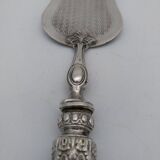 Silver and silver-filled pie server. 19th century.