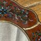 Miroir péruvien en bois et verre