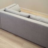 Grey corner sofa, Scandinavian design, 00s