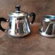 Vintage metal coffee service set