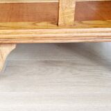 Low sideboard 2 doors art deco oak