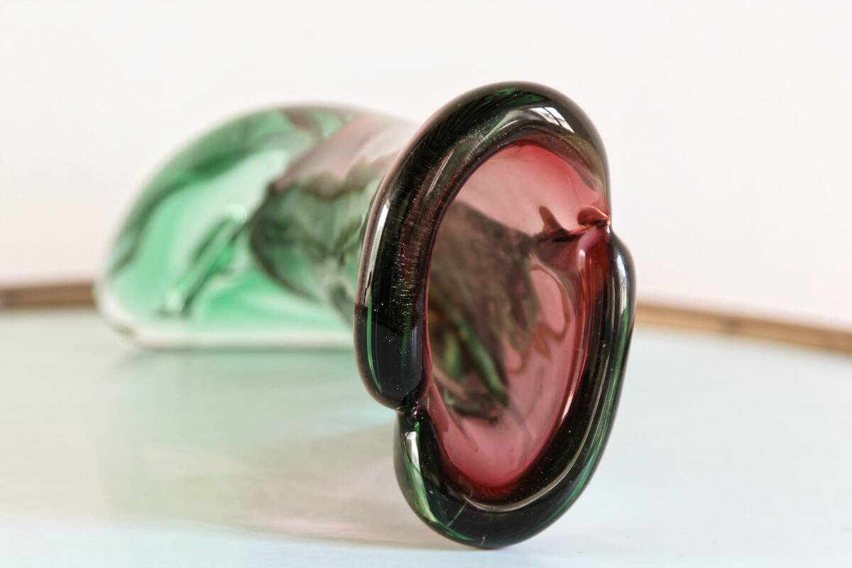 Murano blown glass vase