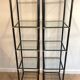 Pair of metal shelves by Guy Lefèvre for Maison Jansen 70s