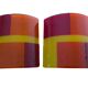 Pair of Italian wall lights in Murano glass from the 1980s.