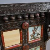 Meuble de Commerce Manjoosh en Bois Exotique, Inde – Début XXe