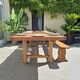 Grande table de ferme avec son banc