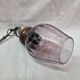 Suspension vintage verre mauve
